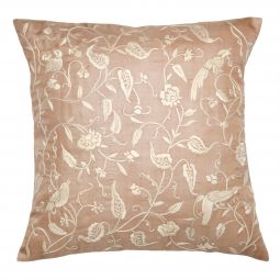 Persian Pheasants Pillow Cover - Sand/Ivory